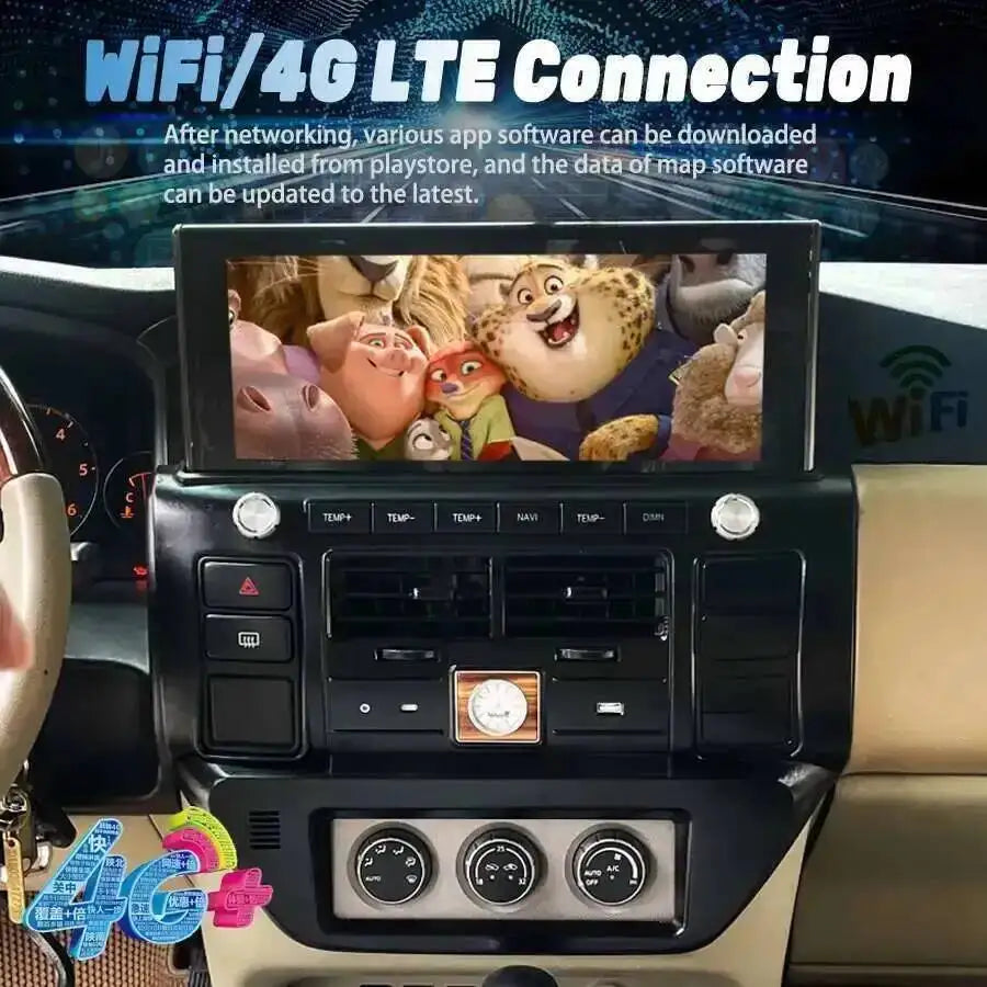 Car Video For Nissan Patrol V 5 Y61 2004 2005 2006 2007 - 2021 Multimedia Player Android 14 DSP Stereo Autoradio WIFI Head Unit