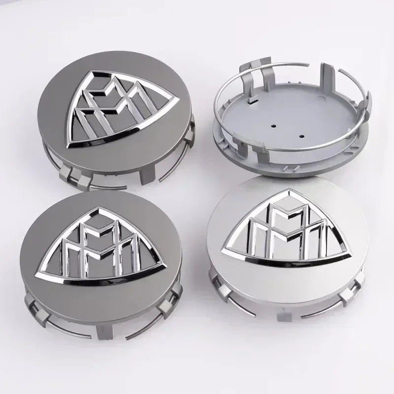 NEW 2026 4pcs 75mm Maybach logo Car Emblem Wheel Center Hub Cap auto Rim refit dust-proof Badge Covers S480 S500 GLS Sticker