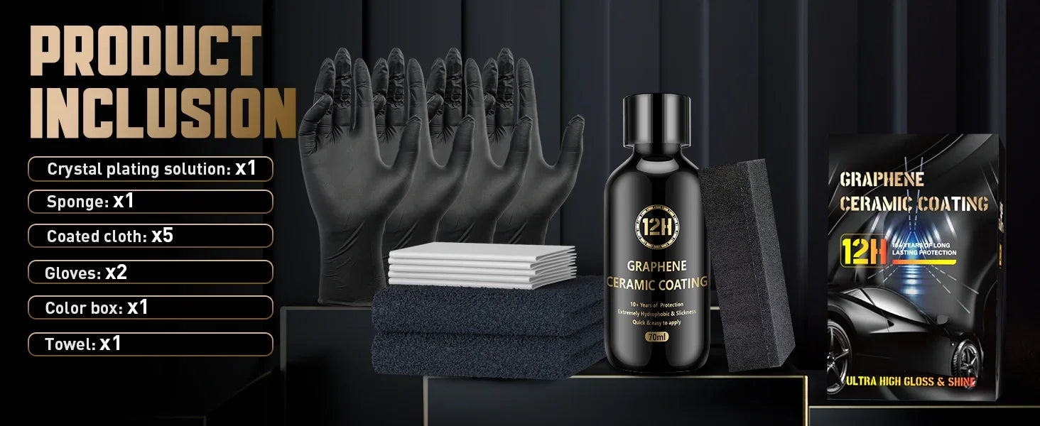2026 Graphene Ceramic Coating 20H with Self Healing and UV Track Technology Car Detailing Professionals 10+ Years of Protection