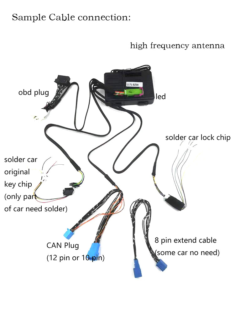 For G W463 G65 G55 G63 G500 G550 Year 2013-2018 Upgrade Keyless Start Keyless GO Remote Start Car Accessories