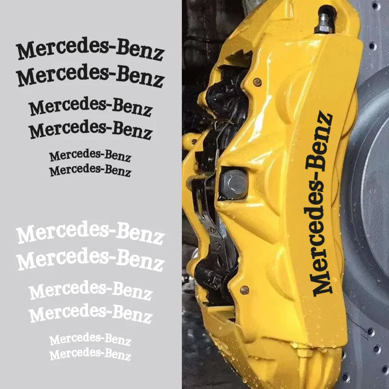 For Mercedes-benz AMG Sticker Brake Caliper Sticker Label Logo AMG Personalized Modification Decorative Auto Sticker Accessories