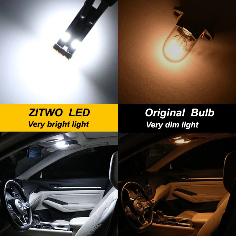 LED Bulbs Interior Reading Dome Plate Light Kit For Nissan Patrol Y61 Y62 2000 - 2017 2018 2019 2020 2021 2022 2023 Accessories
