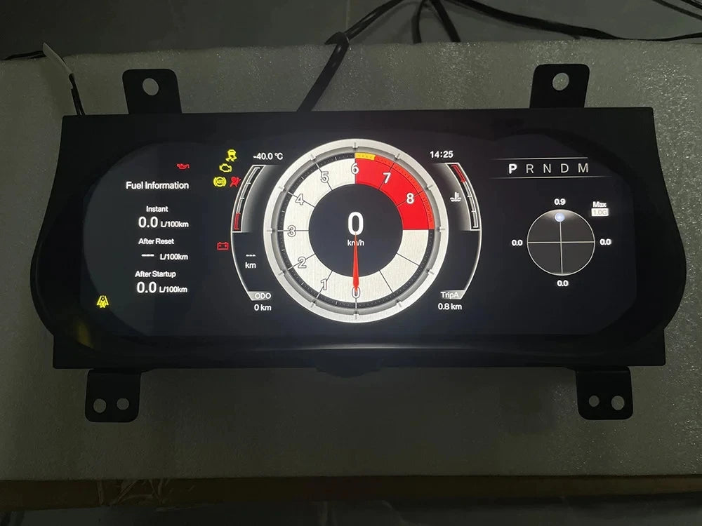 A2025 Update For Toyota Hilux Fortuner 2016 - 2024 Virtual Cockpit Digital Cluster Car Odometer Screen Dashboard LCD Speed Meter