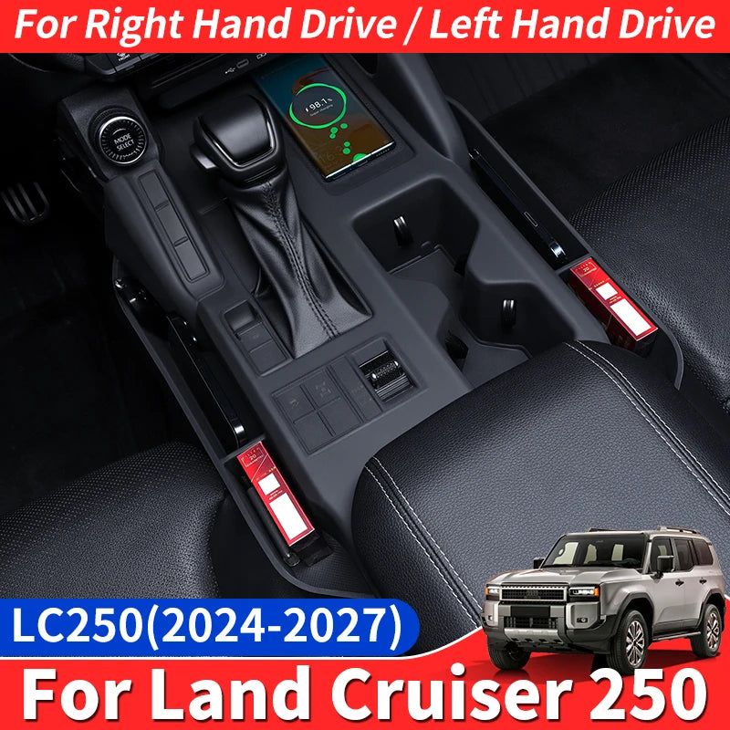 For Toyota Land Cruiser Prado LC250 250 J250 2024-2026 Center Console Silicone Cover Anti-Scratch Anti-Dust Perfect Fit Interior