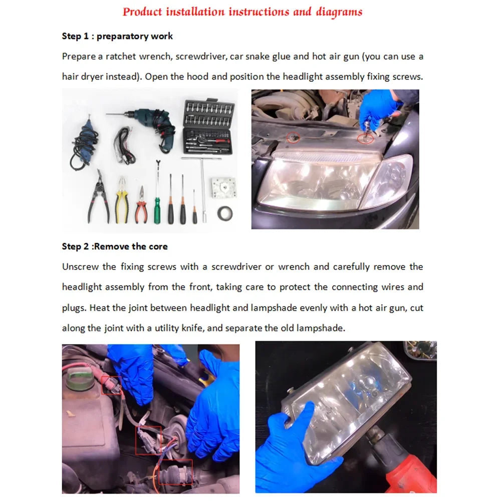For Land Rover Range Rover Evoque 2012 2013 2014 2015 2016 2017 2018 Car Headlight cover Headlamp Lens Auto Shell Cover