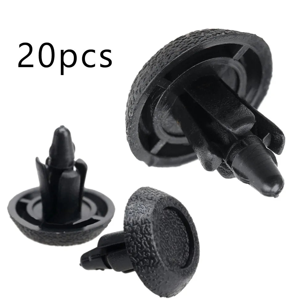 20/100Pcs 7mm Fastener Push Clip Car Carpet Clamps Engine Covers Fastener Auto Landing Panels Clips