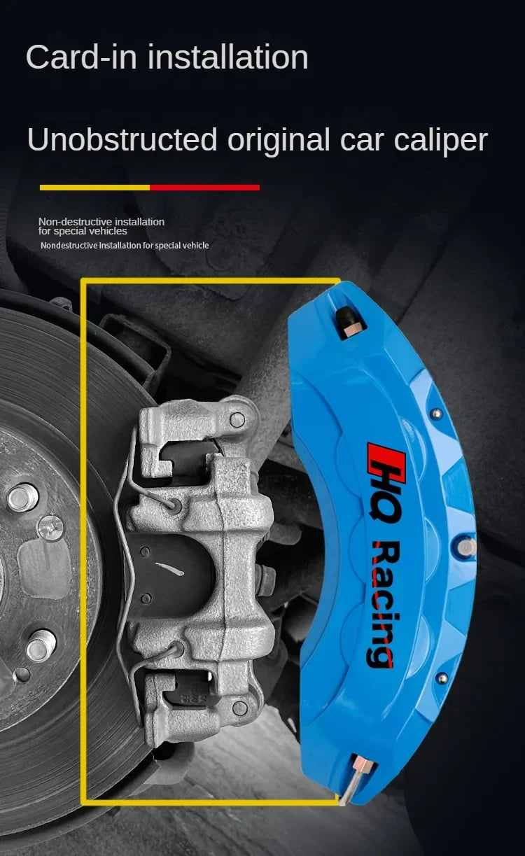 For Audi Car Brake Caliper Cover Aluminum Front Rear Fit RS SQ A1 A2 A3 A4 A5 A6 A7 A8 Q1 Q2 Q3 Q4 Q5 Q6 Q7 Q8 2009-2026