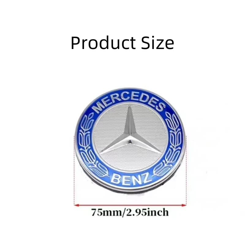 4Pcs 75mm Car Wheel Center Hub Caps Covers for Mercedes Benz A B C S Class AMG GLA CLA GLC W176 W221 W222 W204 W205 Accessories