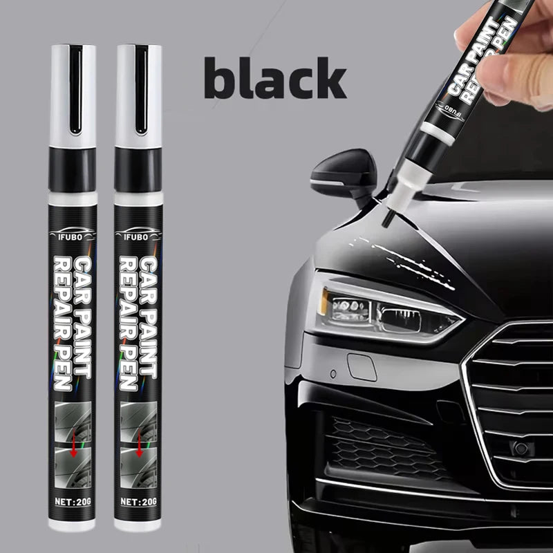 Black Car Scratch Repair Pen, Auto Paint Touch Up Tool, Waterproof Car Paint Fix Remover, Universal Black Car Detailing Pen