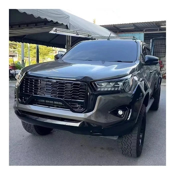China 4x4 Facelift Conversion Kits for Hilux Revo 2015-2022 Upgrade to GR Sport 2023 2024 Body Kit Bumper Lights