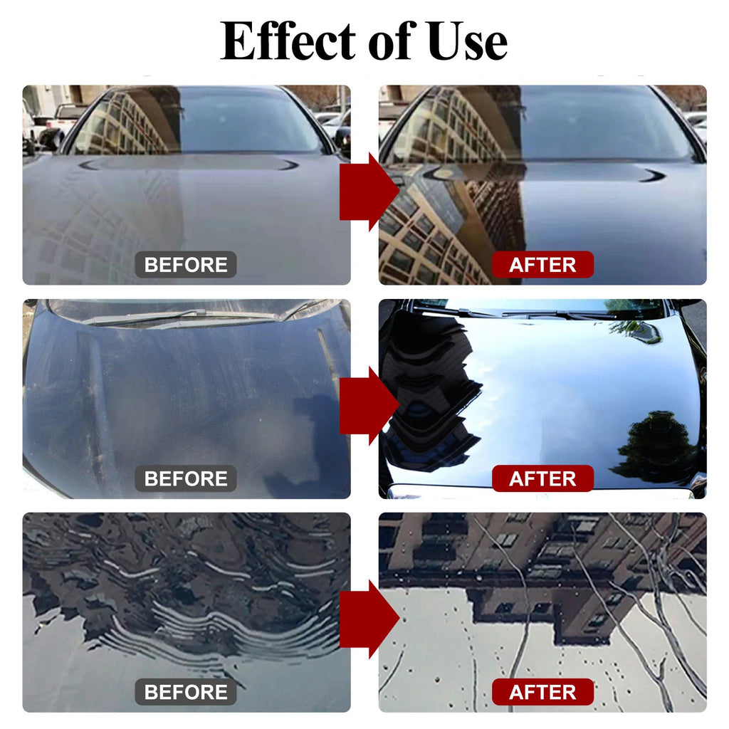 Universal Auto Graphene Nano Ceramic Coating Complete Kit, Professional Car Paint Polishing Brush, Ultra Shiny Finish, Long Last