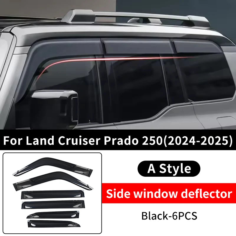 For Toyota Land Cruiser Prado LC 250 2024 2025,Lexus 550 gx Car Window Shelter from Rain Upgrade Exterior Decoration Accessories