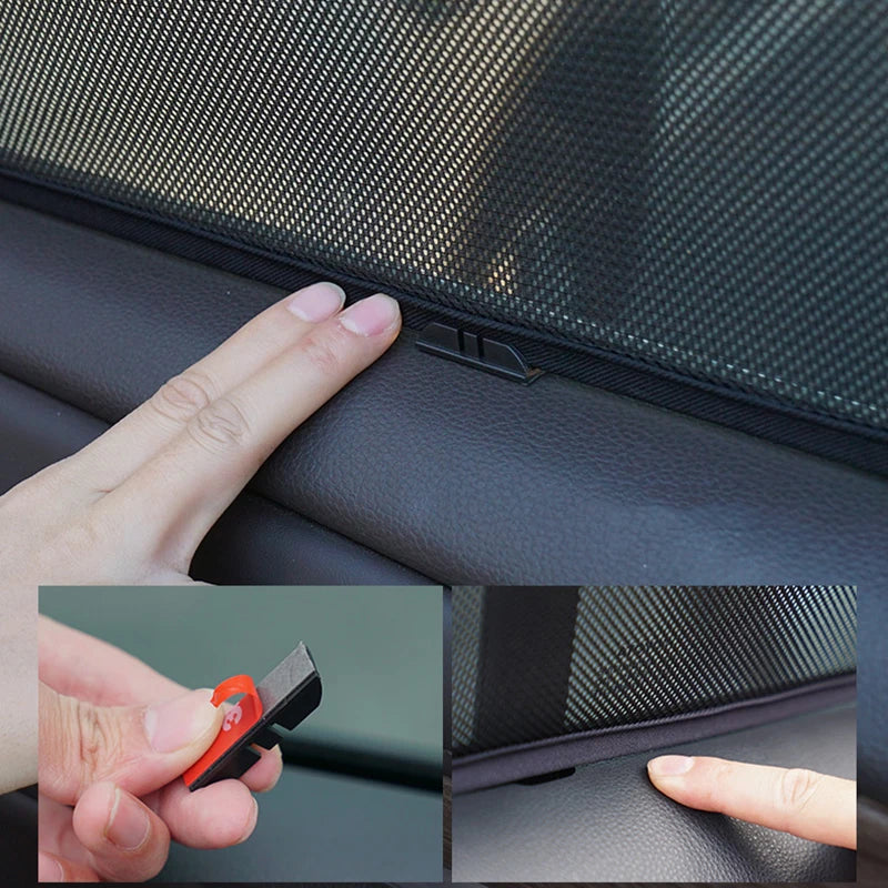For Nissan PATROL Y62 2010-2025 Car Window SunShade UV Protection Auto Curtain Sun Shade Visor Net Mesh