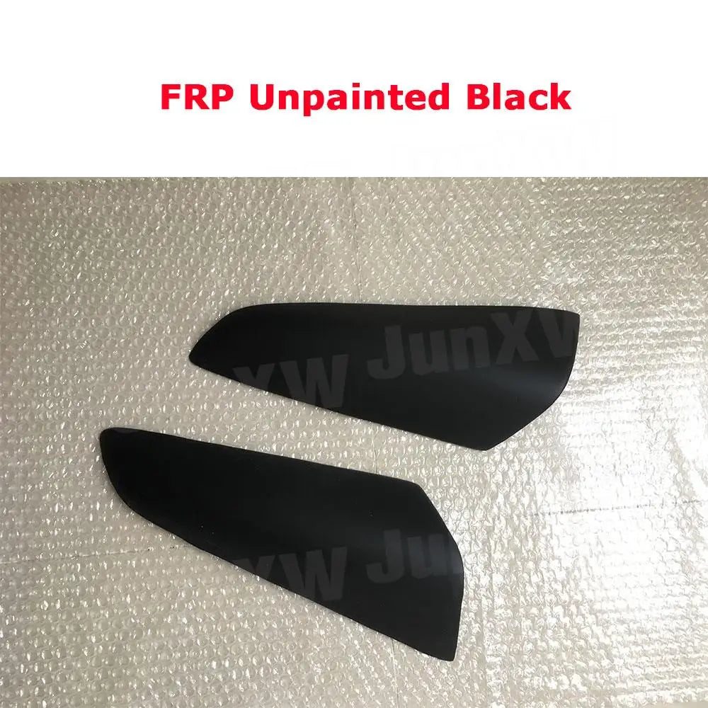 Carbon Fiber Front Splitters Eyebrows Covers Eyelids Trim Stickers For Benz G Class W463 G63 G65 G500 G55 1990 - 2018 FRP 2PCS