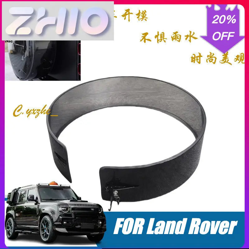 ZHIO For 2020-2026 Land Rover Defender Spare Tire Cover Outer Frame Protection Cover Exterior Accessories Custom Fit