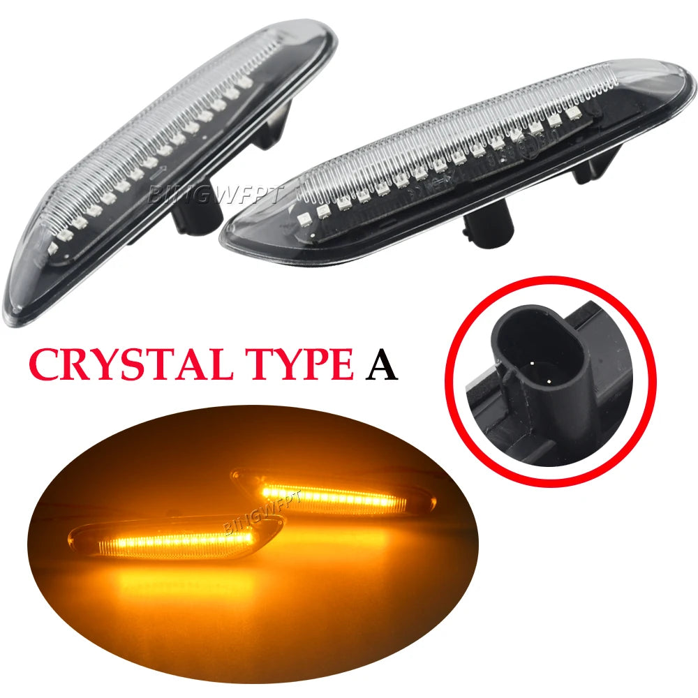 High Quality Dynamic LED Fender Light Side Marker For BMW E60 E61 E90 E91 E87 E81 E83 E84 E88 E92 E93 E82 E46 1 3 5