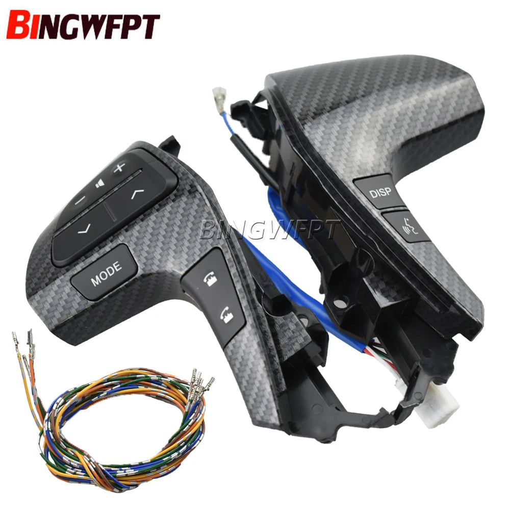 Bluetooth Steering Wheel Control Button Switch 84250-06160 For TOYOTA HILUX GGN15,25,35,KUN1*,2*,3*, LAN15,25,35,TGN1*26 11-15