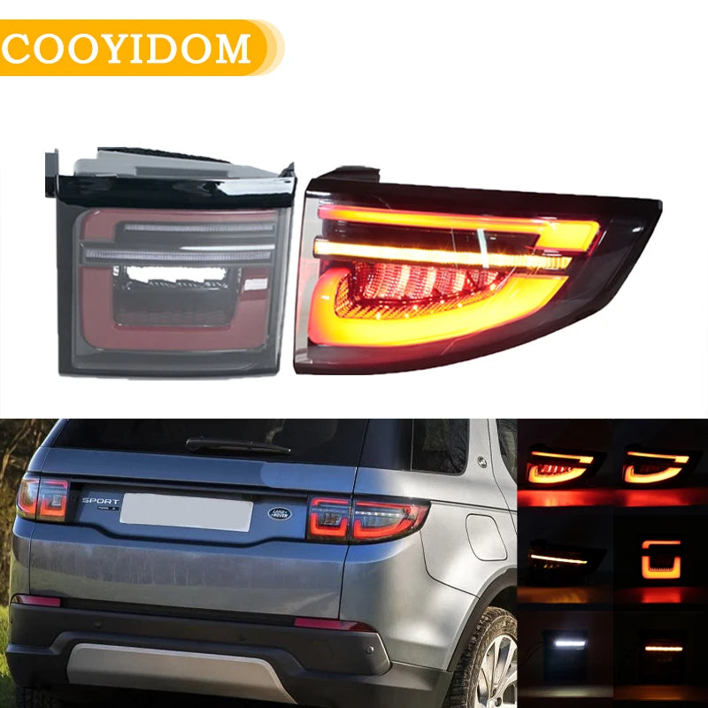 LED Rear Bumper Tail Light For Land Rover Discovery Sport 2020 2021 2022 2023 Brake Light Tail Lamp Assembly LR149765 LR149764