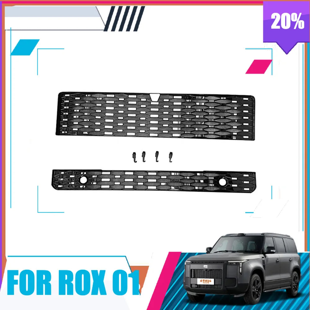 BOMP Insect Proof Net Full Sky Star Non Removable Front Grille Water Tank Cooler Filter Screen For BAIC Jishi Polestone 01 Rox 0