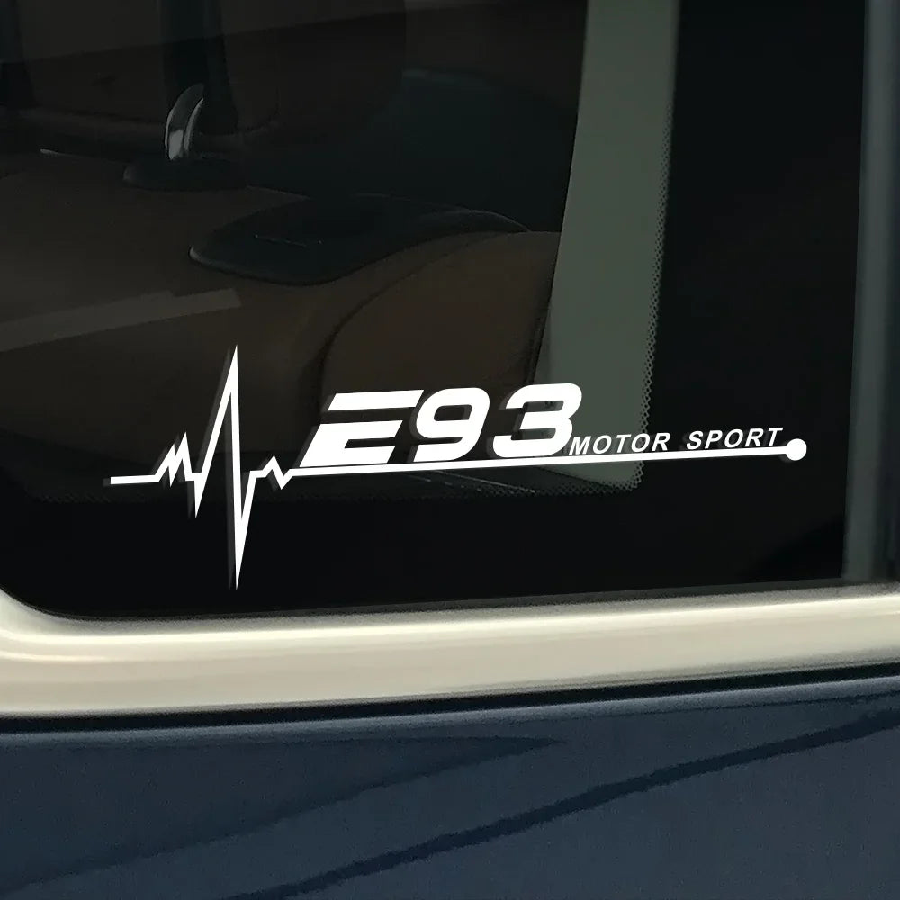 Car Side Window Sticker Auto Decor Film Decal Accessories for BMW E46 E90 E91 E60 E39 E36 E87 E92 E30 E34 E61 E62