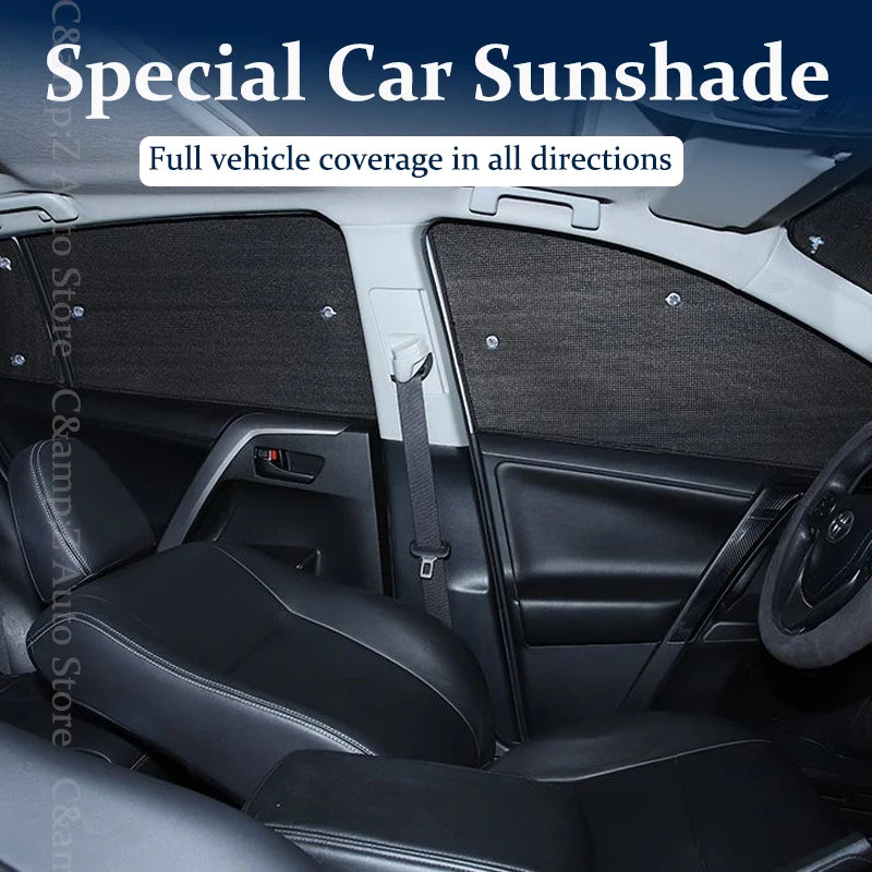 Car Sun Visor For Nissan Patrol Armada Y62 2010~2024 Anti-UV Pad Window Sunshades Curtain Windshield Sun Shades Auto Accessoires