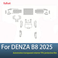 Fit for DENZA B8 2025 Clear TPU PPF Anti Scratch Gear GPS Navigation Instrument Center Console Interior Repair Decor Protective