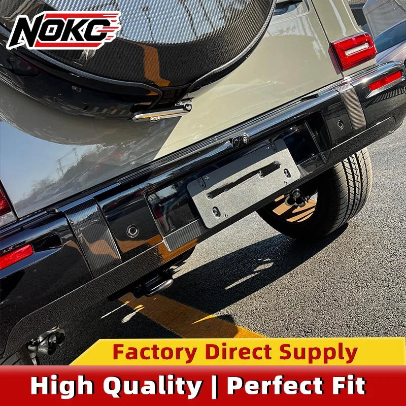 Dry Carbon Fiber Front Rear Bumper Cover Trim For Mercedes-Benz G-Class W465 G63 Dry Carbon Decorative Inserts OEM Replacement