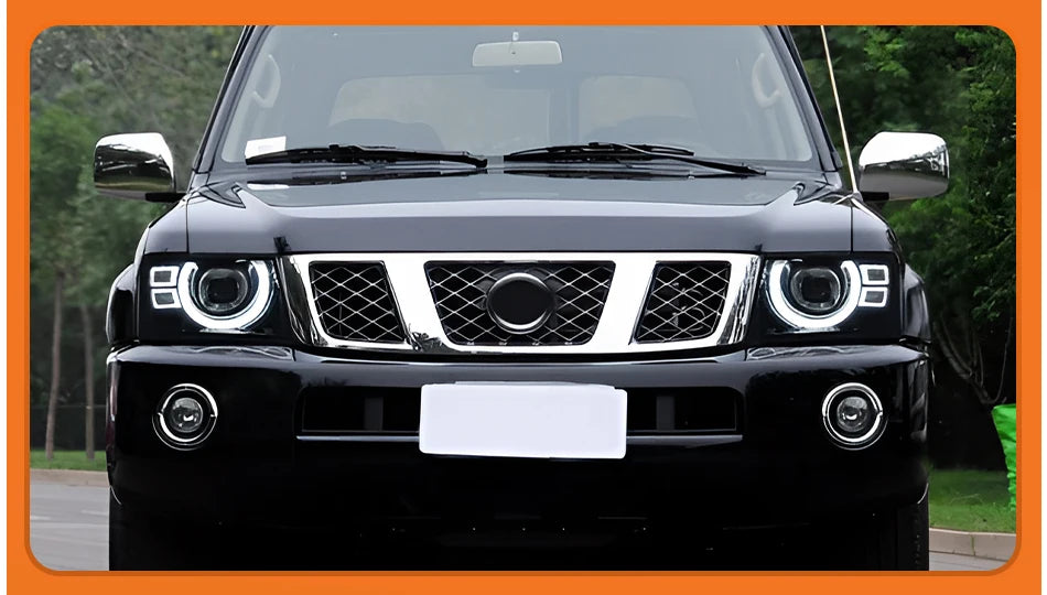 LED Auto Headlight Assembly For Nissan Patrol Y61 2005-2013 Upgrade Plug and Play Projector Lens Car Front lamps Accessories