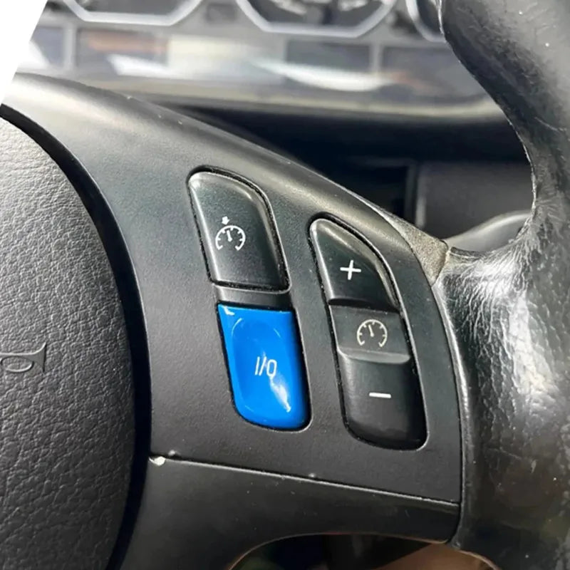 Car Steering Wheel Button I/O VO Cover Console Sport Mode Switch Replacement For BMW 3 Series E46 M3 1998-2004 Auto Parts