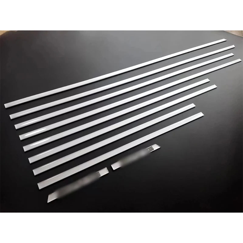For Mercedes Benz G class w463 W464 side molding trim for G350 G400 G500 G55 G63 G65 G580 black carbon sliver side molding trim