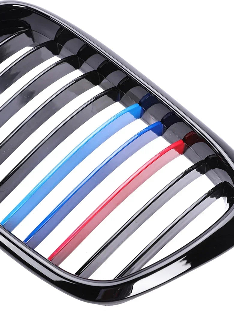 Front Bumper Lower Kidney Inside Grills Ventilation M Style Chrome Design Grille Facelift For BMW 5 Series E39 1997 -2003 LCI