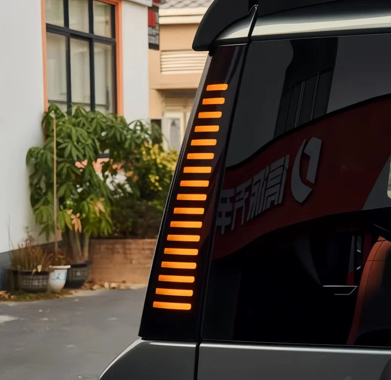 Car Smoked D-pillar Lights Fit for BYD Leopard 7 Titanium 7 Modified Car Tailgate LED Turn Signal Warning Lights Upgrade Parts