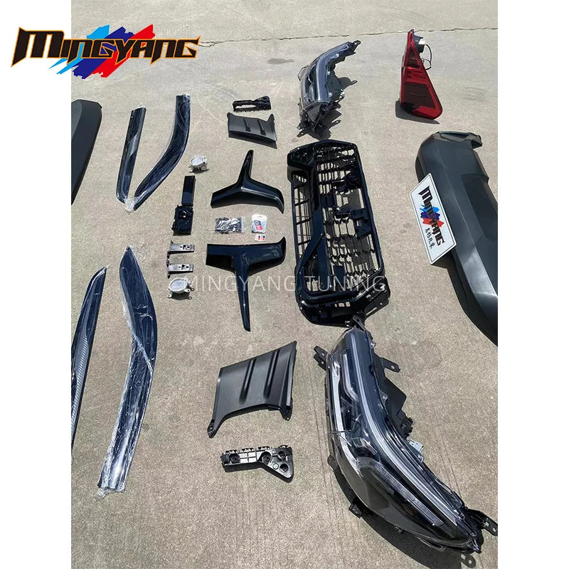Modification Revo Rocco GR Sport Design Facelifts Bodykit Conversion Car Bumper  for Hilux GR 2023 Body Kit