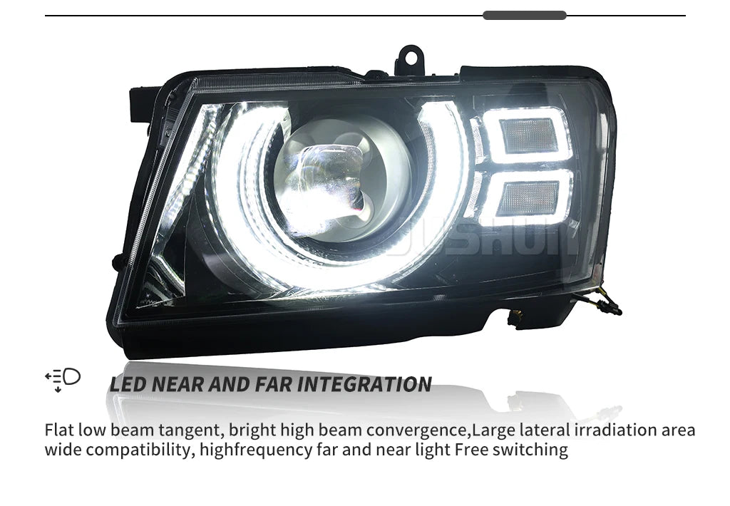 High-brightness  Lens Headlights for  Patrol Y61 05-22 Turn signal Daytime Running Lights Car Accessories