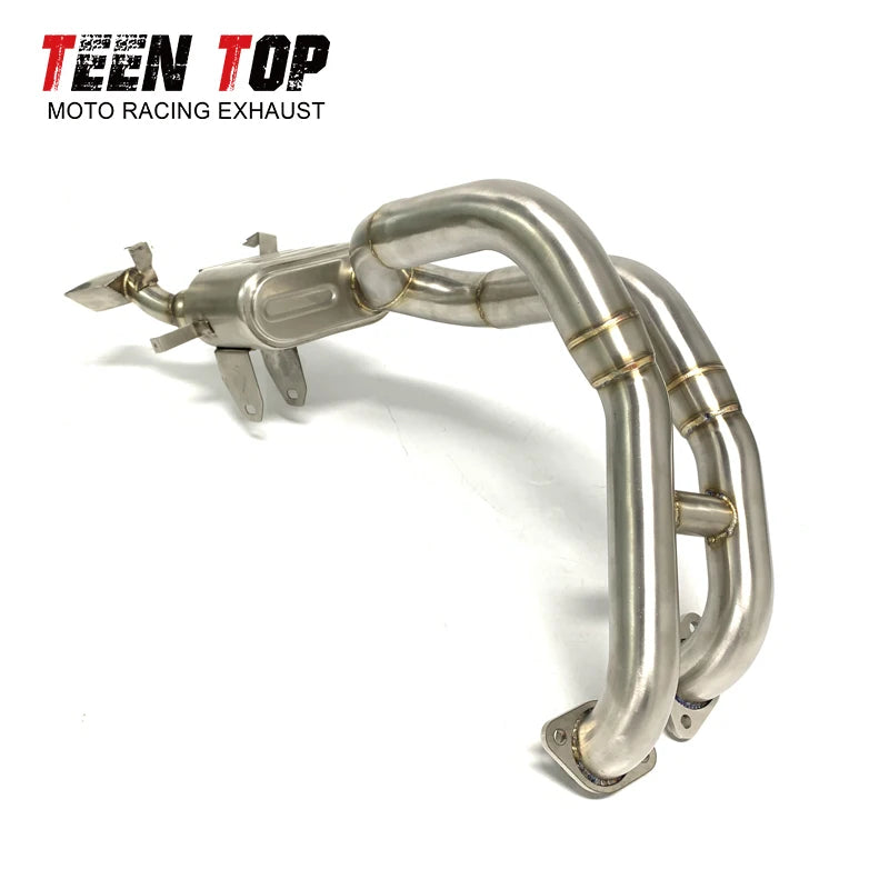 Stainless Steel Motorcycle RS660 Exhaust Pipe For Aprilia RS660 Tuono660 Exhaust System Racing Muffler Underbike Escape Moto