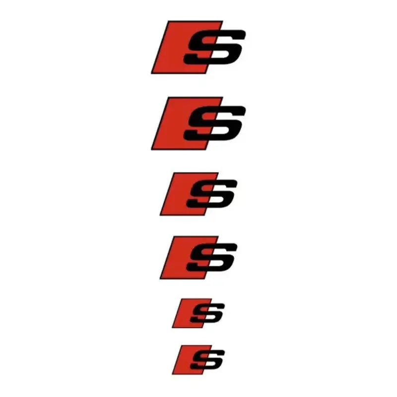 Car Brake Caliper Sticker Heat Resistant Decals Auto Accessories For Quattro For Audi S Line A1 A3 A4 A6 A7 Q3 Q5 Q7 RS3 RS4 RS5