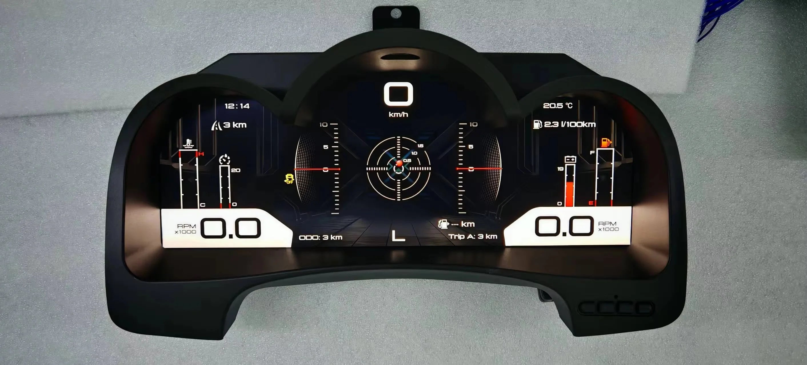 Digital Cluster For Toyota Hilux 2005 2007 2008 2009 2010 2011 2012 2013 Virtual Cockpit Speed Meter Car Dashboard Instrument