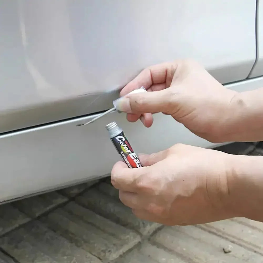Car Paint Scratches Repair Pen Brush Waterproof Paint Marker Pen Car Tyre Tread Care Automotive Maintain Black White Red Silver