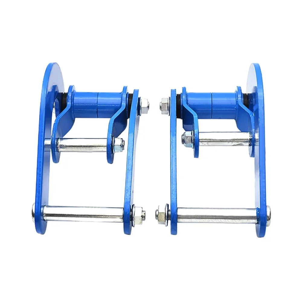 2pcs Comfort Rear G-Shackle Fit For Toyota Hilux REVO 2015+ Car Rear Leaf Spring Suspension Comfort Double G-Shackles Lift Kits