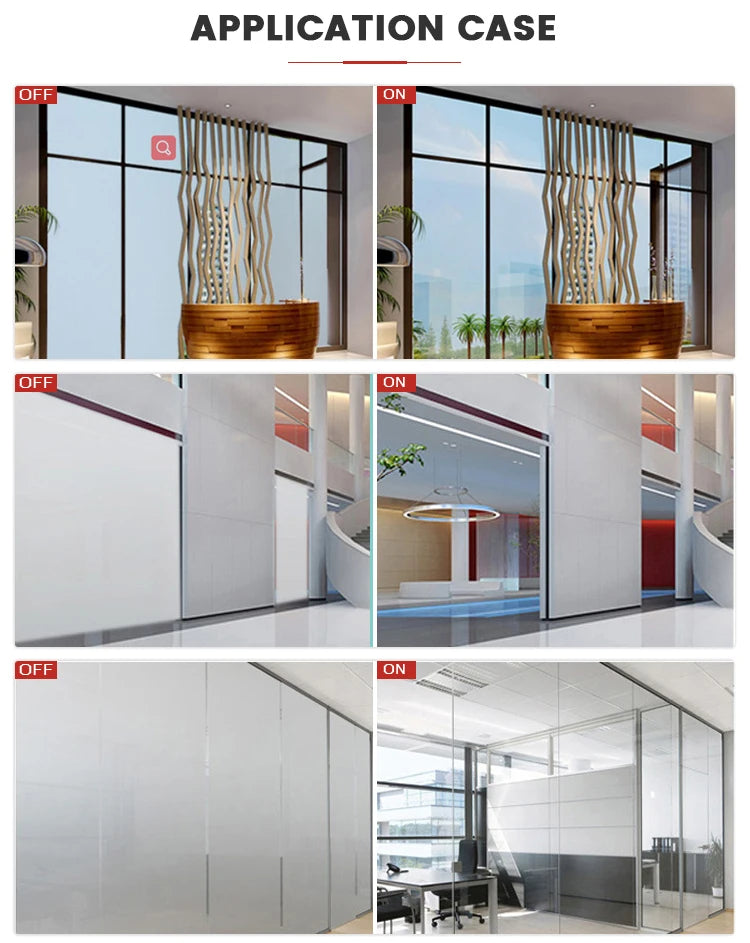 Hot Product PDLC Intelligent Smart PVC Film Modern Decorative Self-Adhesive Window Roll For Office Building Privacy Glass Foil