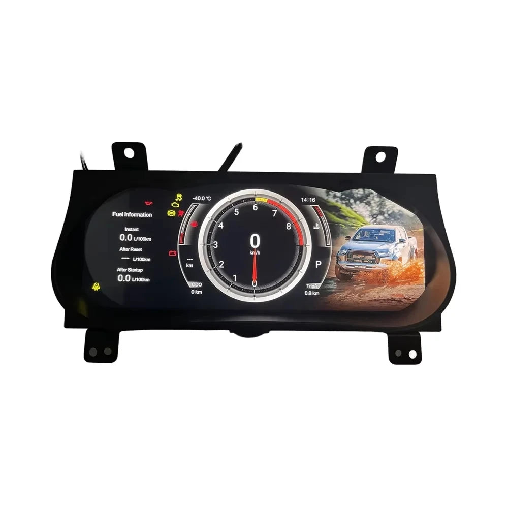2026 Update For Toyota Hilux Fortuner 2016-2024 Virtual Cockpit Digital Cluster Car Odometer Screen Dashboard LCD Speed Meter