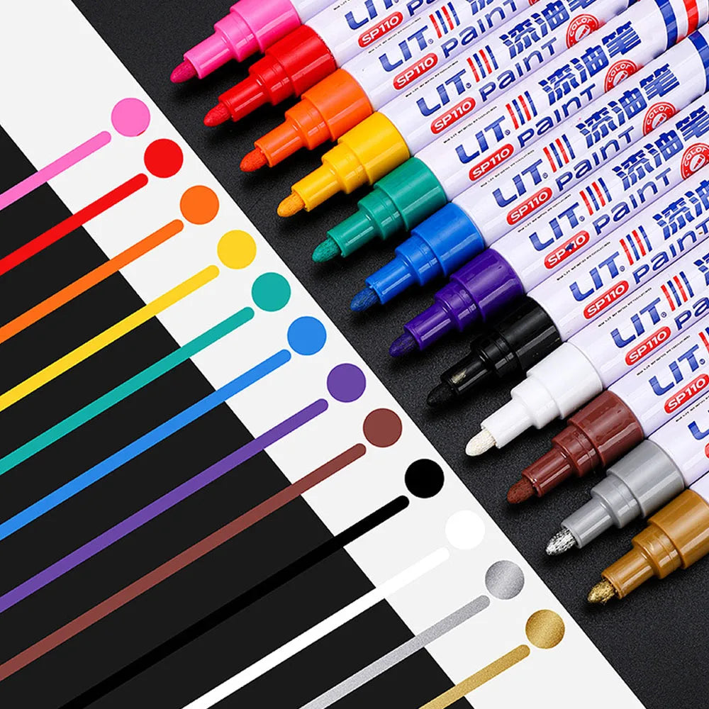 Car Scratch Repair Pen Auto Touch Up Paint Pen Fill Remover Vehicle Rubber Tyre CD Metal Permanent Paint Marker for Car Styling