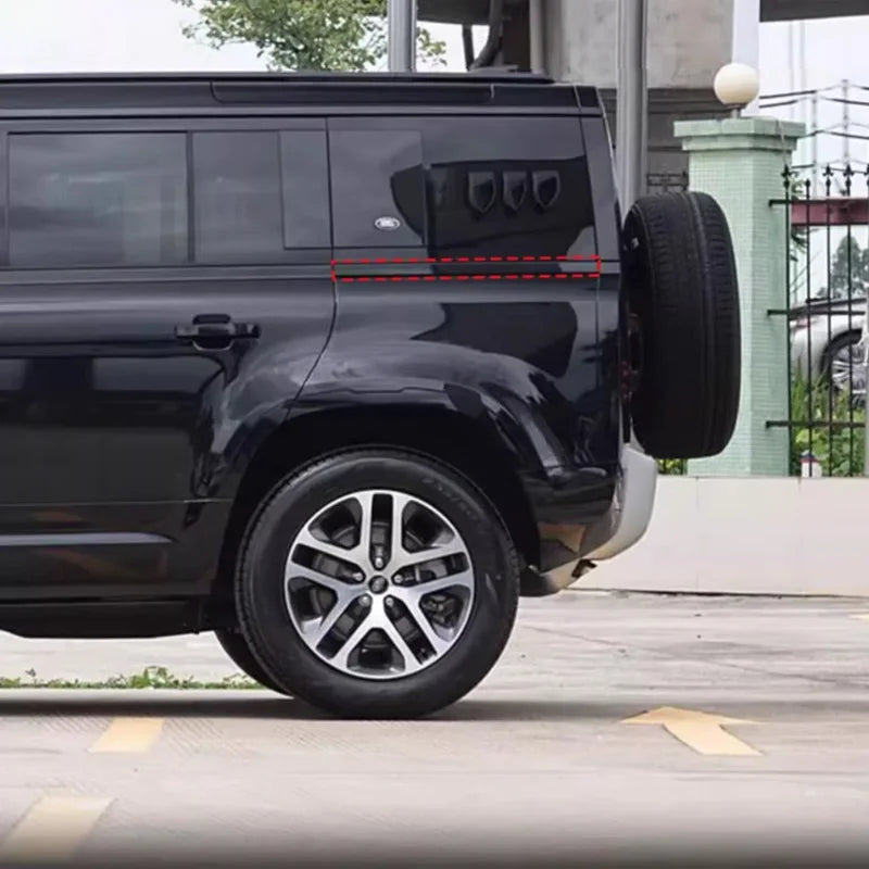 1Pair For Land Rover Defender 90/110 Trim Strip No-Hole Side Ladder Storage Box With Hole Decorative Panel 2026 Car Accessories