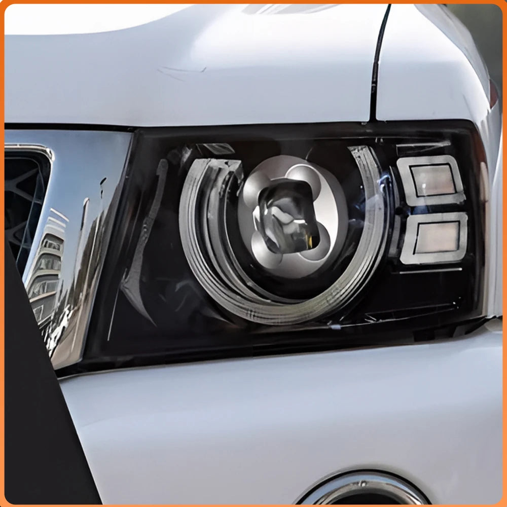 LED Auto Headlight Assembly For Nissan Patrol Y61 2005-2013 Upgrade Plug and Play Projector Lens Car Front lamps Accessories