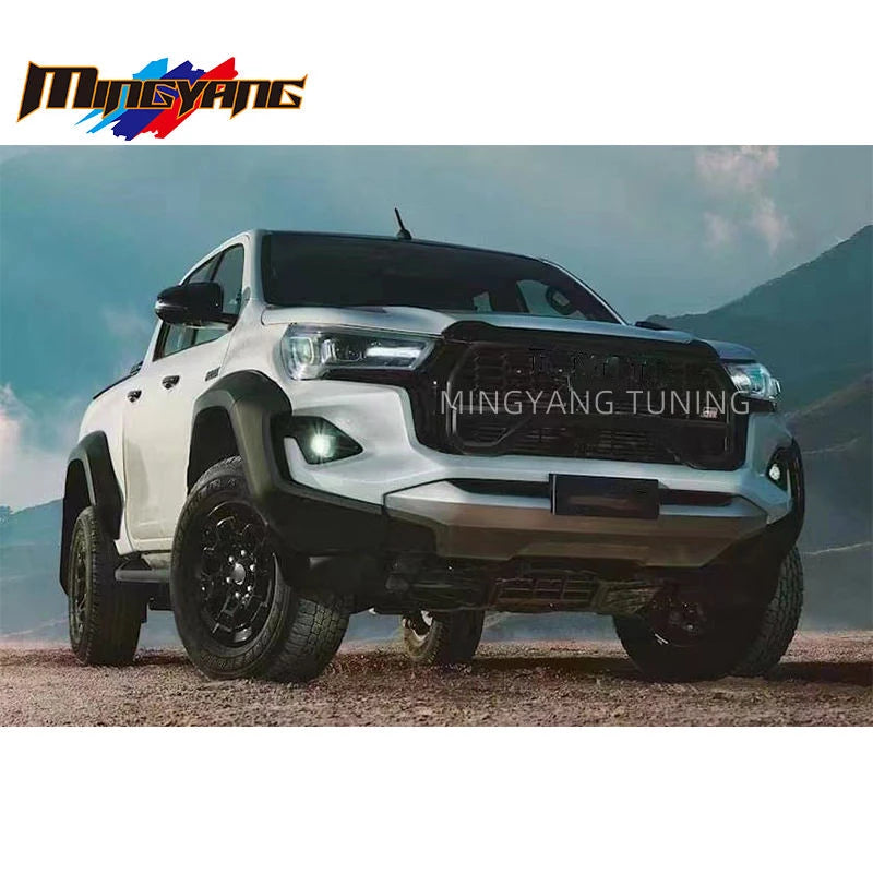 Modification Revo Rocco GR Sport Design Facelifts Bodykit Conversion Car Bumper  for Hilux GR 2023 Body Kit
