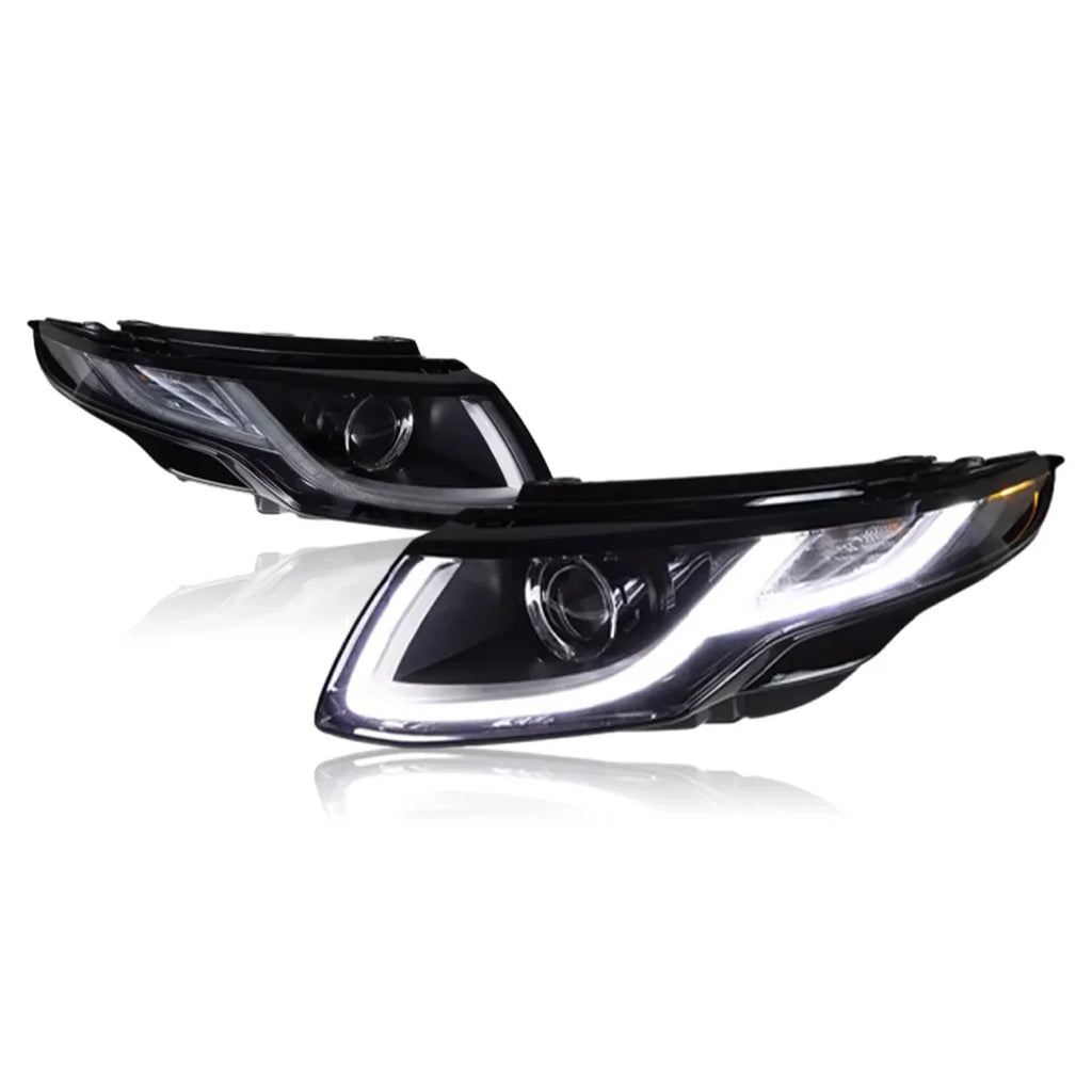 Car Headlights For Land Rover Evoque 2010-2019 LED Car Lamps Daytime Running Lights Dynamic Turn Signals Car Accessories