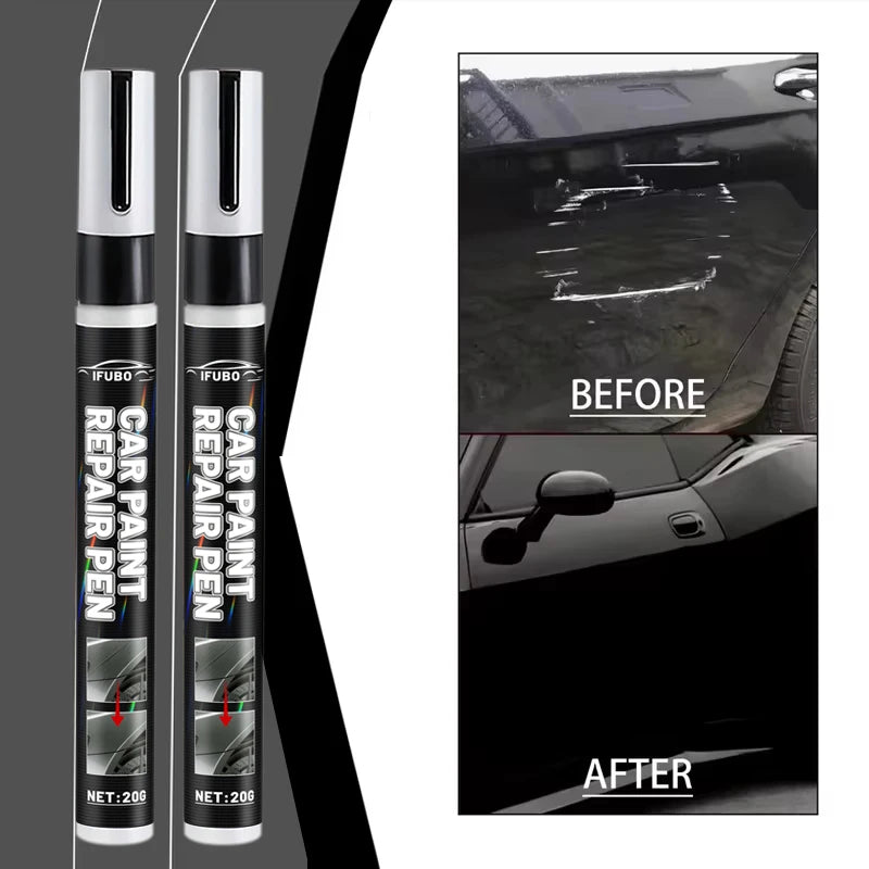 Black Car Scratch Repair Pen, Auto Paint Touch Up Tool, Waterproof Car Paint Fix Remover, Universal Black Car Detailing Pen