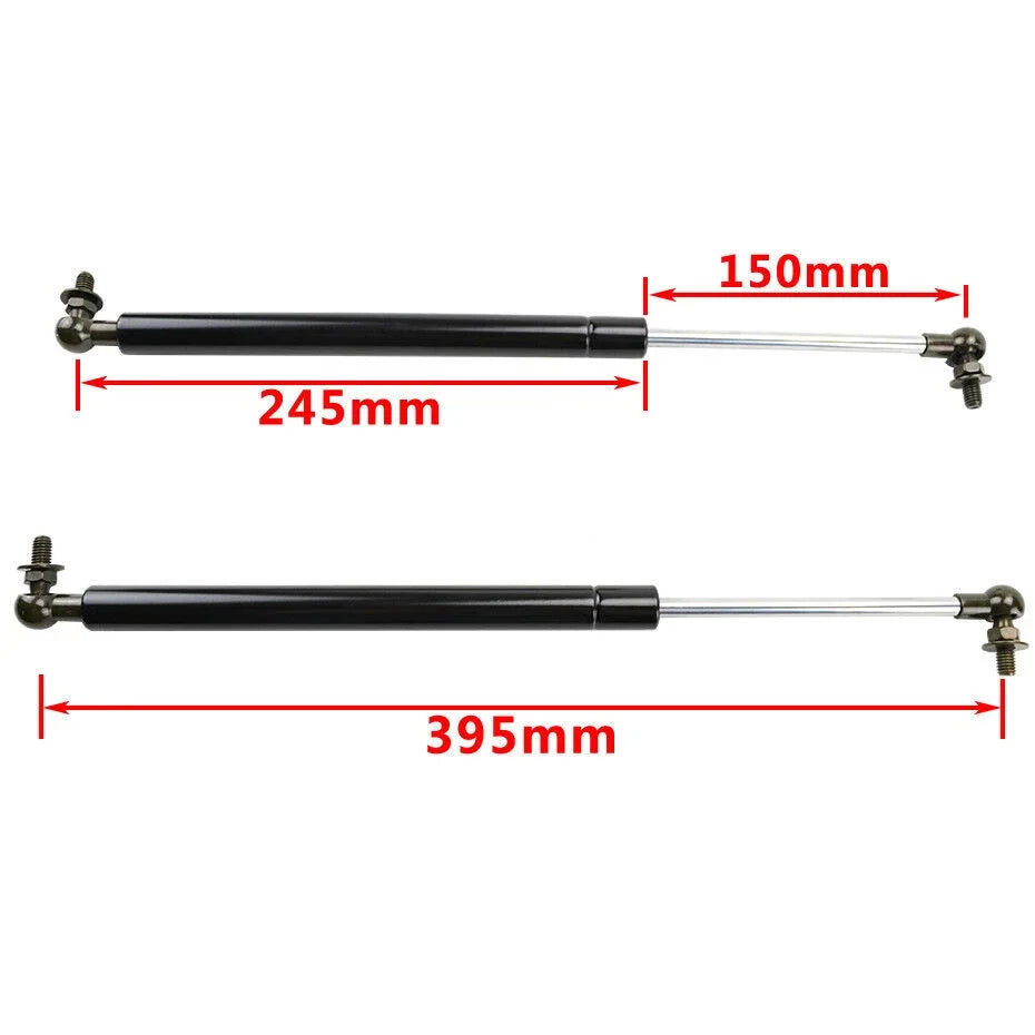 2PCS Front Bonnet Gas Struts Spring Lift Support Hydraulic Rod For Nissan Patrol Y61 Y62 GU UTE Wagon 1997-2018 Car Accessories
