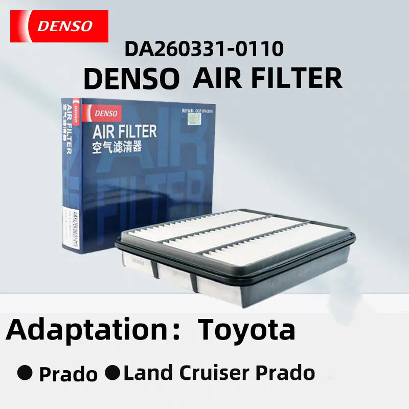 1PCS 17801-30040 DENSO AIR FILTER DA260331- 0110(0111) for Toyota Land Cruiser Prado 2009-2.7L 3.0T