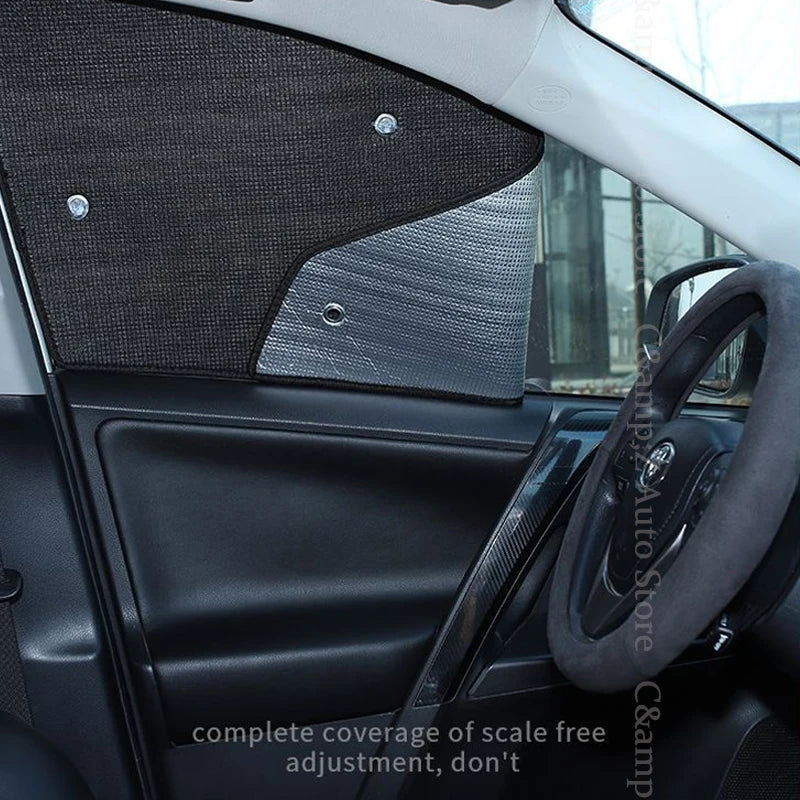 Car Sun Visor For Nissan Patrol Armada Y62 2010~2024 Anti-UV Pad Window Sunshades Curtain Windshield Sun Shades Auto Accessoires